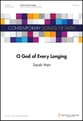 O God of Every Longing SATB choral sheet music cover